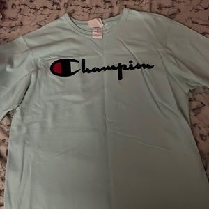 Champion men’s medium light blue t-shirt